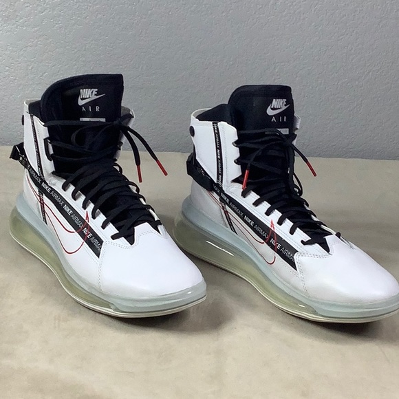 The Nike Air Max 720 Saturn White Black Red Sz 11 - Picture 14 of 15